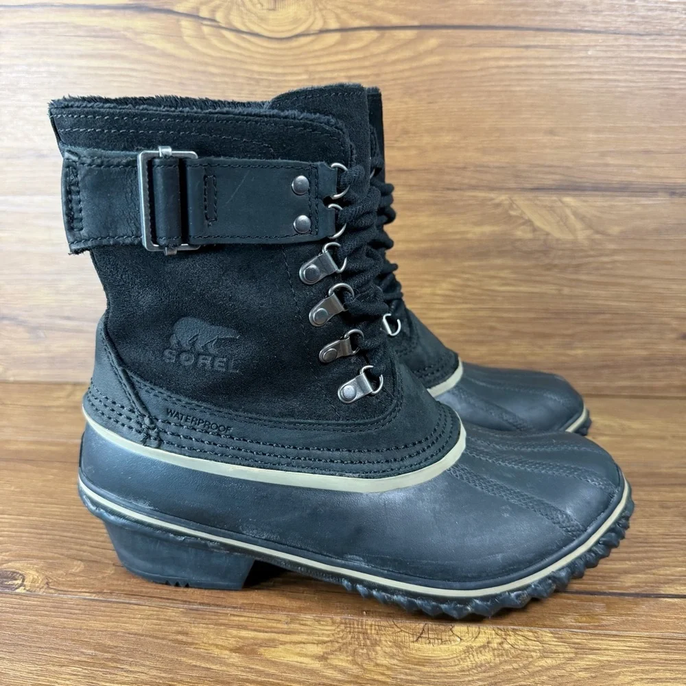 Sorel Winter Fancy Lace II Snow Boots‎ Waterproof Shoes Women’s Size 7.5